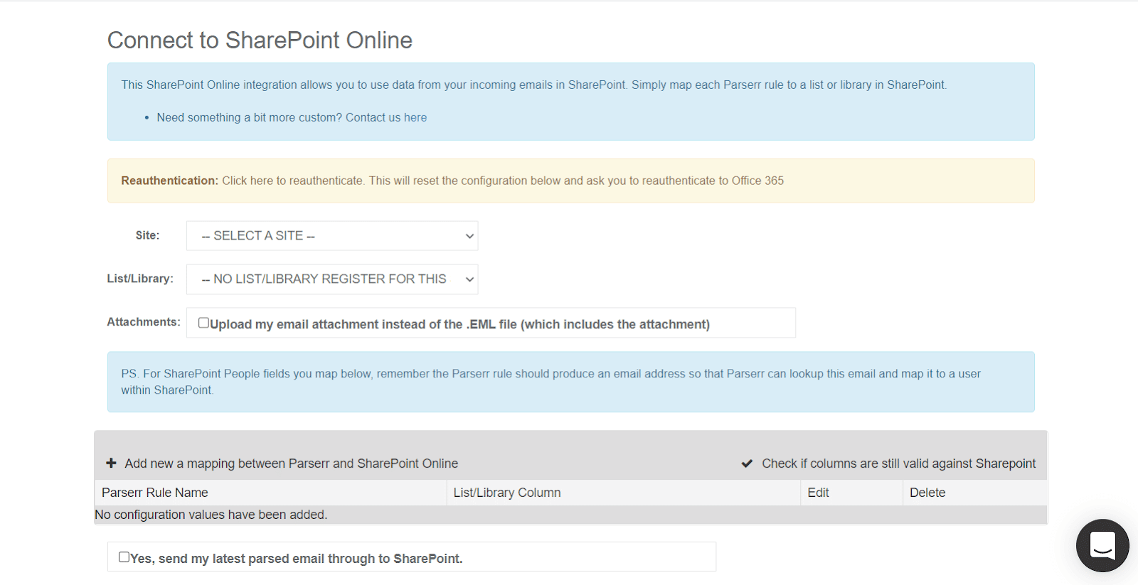 choose a document library